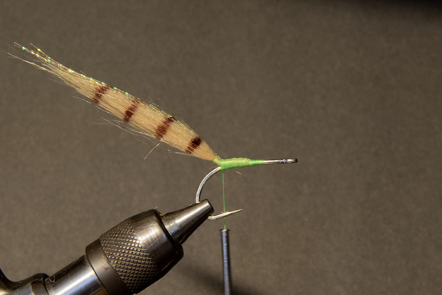 abomination fly for bonefish - step 2