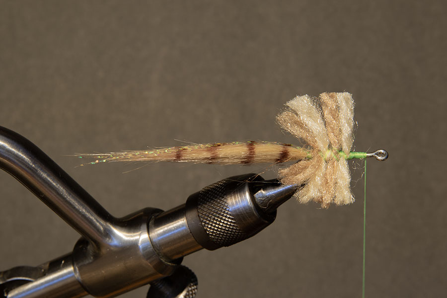 abomination fly for bonefish - step 3