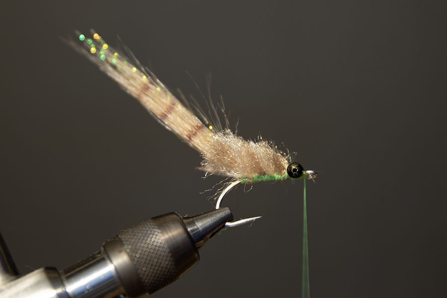 abomination fly for bonefish - step 5