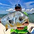 Bruce Garland with a toad of a Permit caught down in the Big Pine Key area