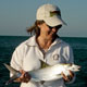 Carol with her first bonefish ever!