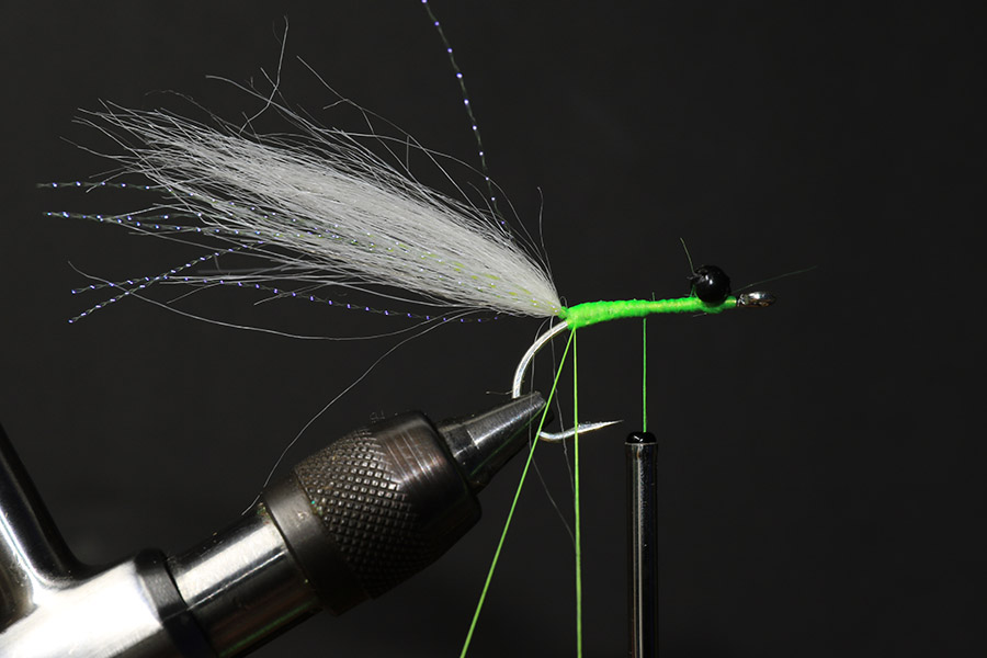 Craft fur baby tarpon fly - step 4