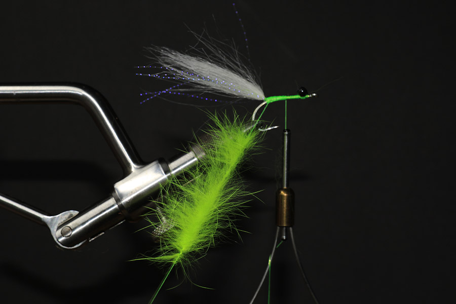 Craft fur baby tarpon fly - step 5a