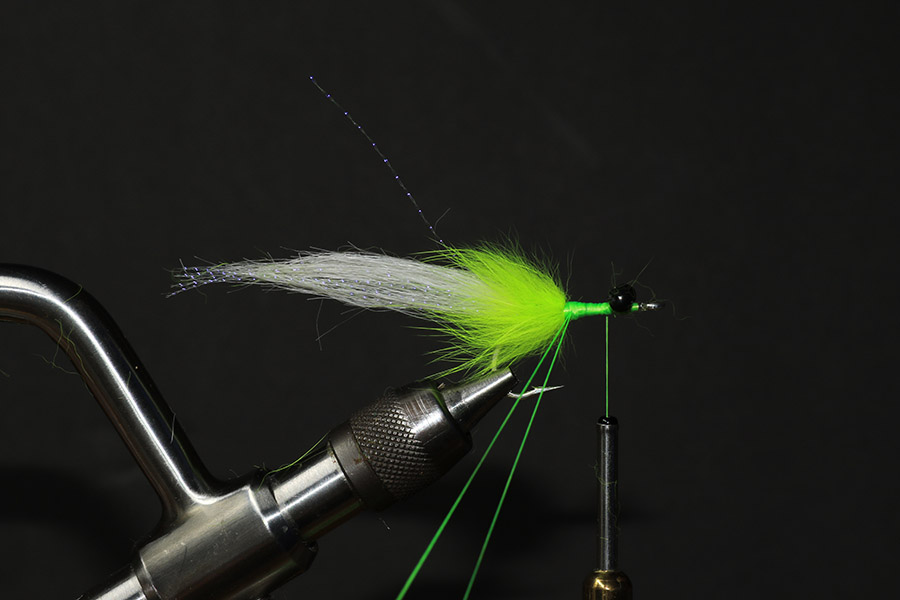 Craft fur baby tarpon fly - step 7