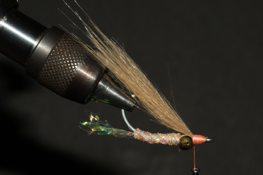deer hair shrimp fly for bonefish