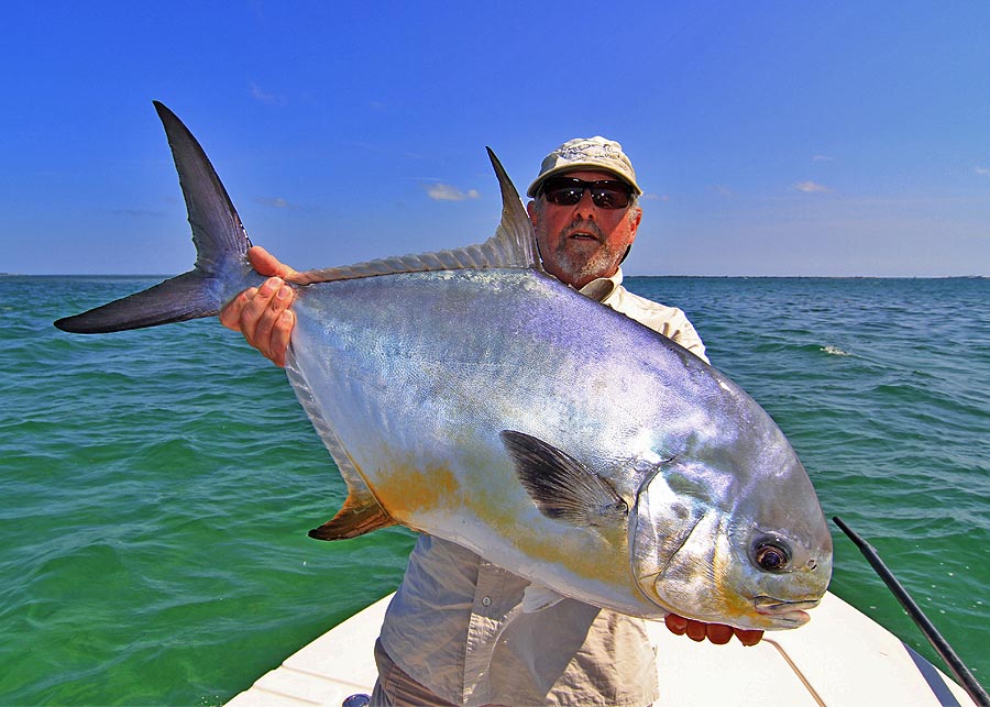 Permit fishing in Marathon, florida Keys