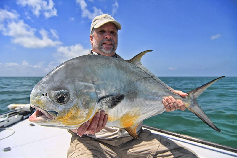 Permit fishing in Marathon, Florida Keyst