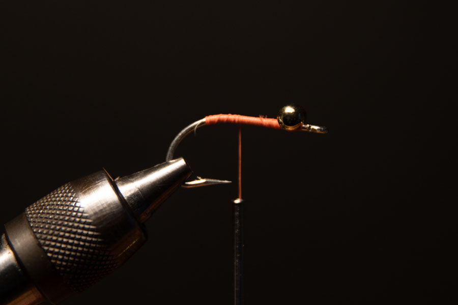 Goomba fly for bonefish - step 1