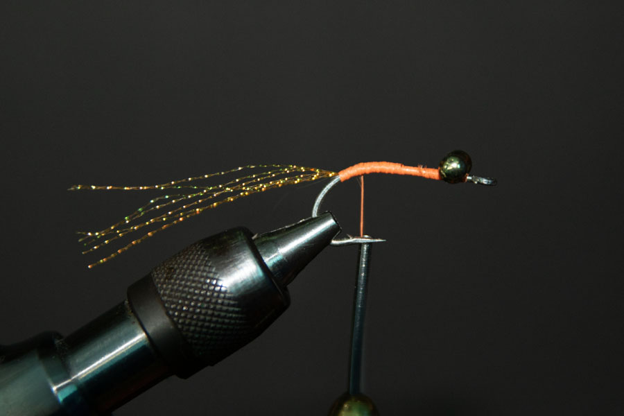 Goomba fly for bonefish - step 2