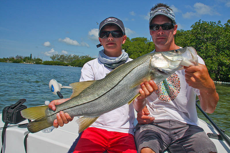 Snook fishing charters in the florida keys